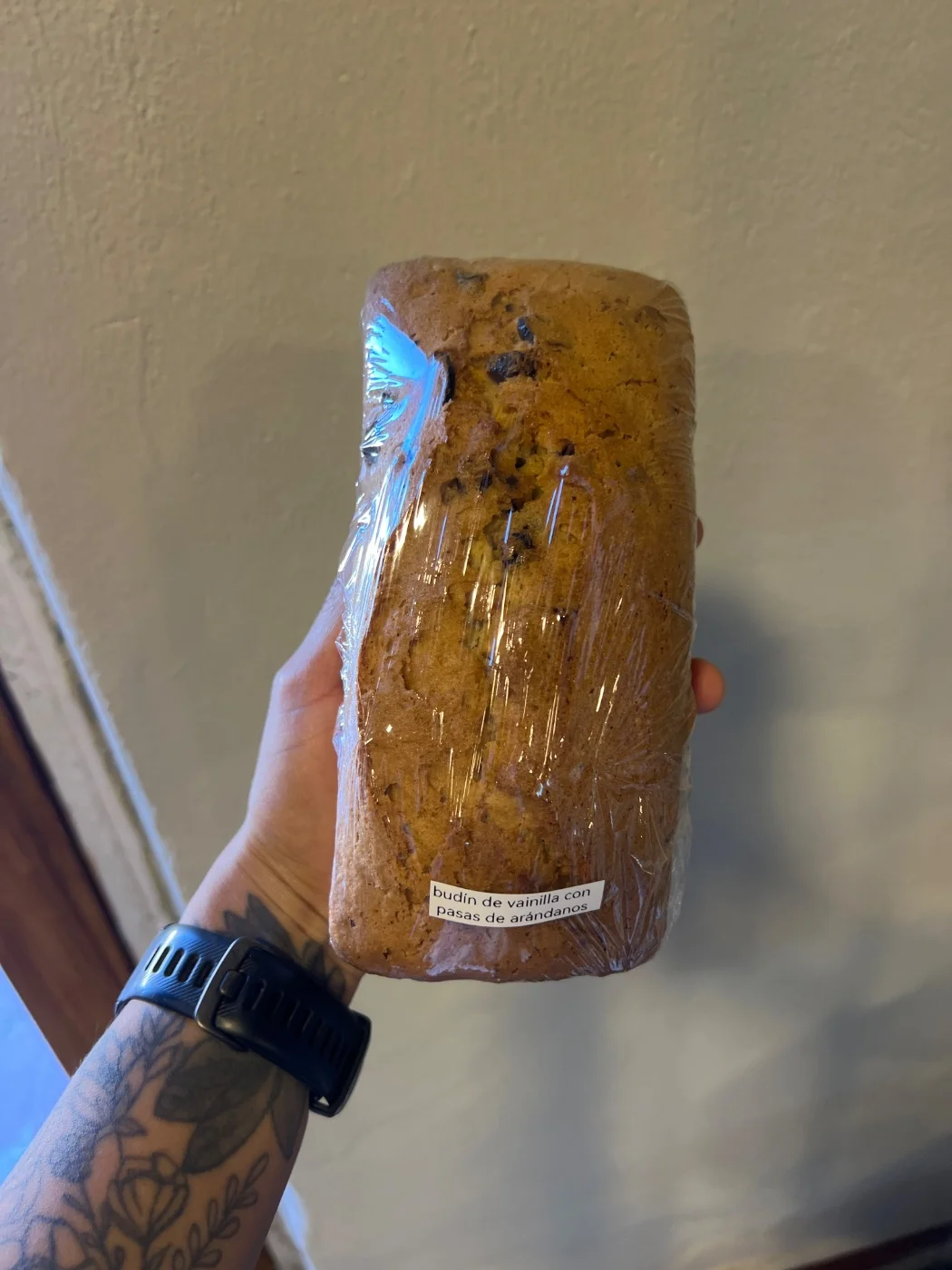 Budín de Vainilla con Arándanos